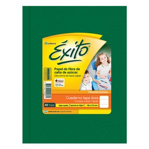 CUAD.T/DURA EXITO E1 FORRADO VERDE x 48 RAY