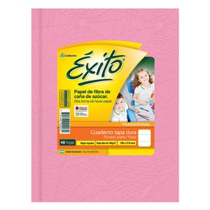 CUAD.T/DURA EXITO E1 FORRADO ROSA x 48 RAY.