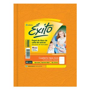 CUAD.T/DURA EXITO E1 FORRADO NARANJA x 48 RAY.