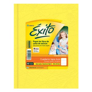 CUAD.T/DURA EXITO E1 FORRADO AMARILLO x 48 RAY.