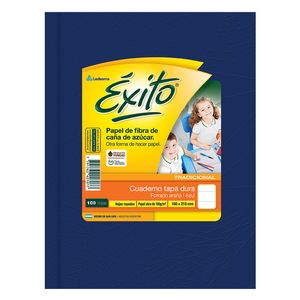CUAD.T/DURA EXITO E1 FORRADO AZUL x 100 RAY