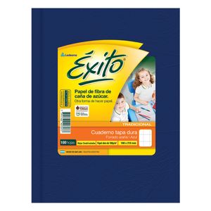 CUAD.T/DURA EXITO E1 FORRADO AZUL x 100 CUAD