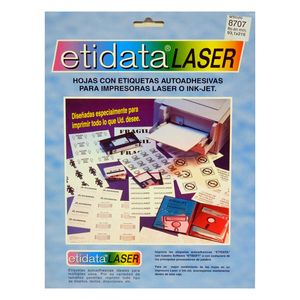 ETIQUETA ETIDATA 93,13x215,9 (1B) x 75 8707