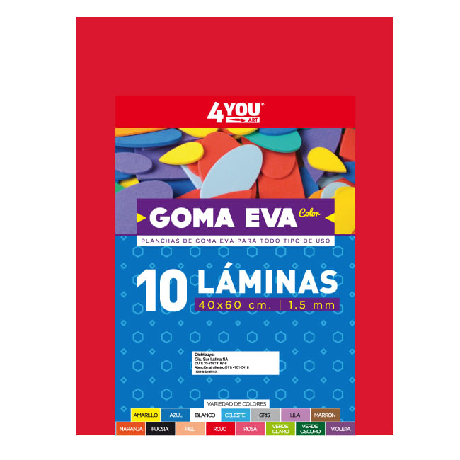 GOMA EVA 40x60 C/GLITTER NEGRA - Tomy