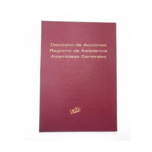 LIBRO DEP.ACC.Y REG.ASIST.ASAMBLEA RAB 1M.