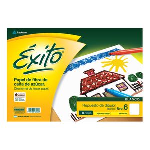REPUESTO EXITO DIBUJO N 6 BLANCO x 8