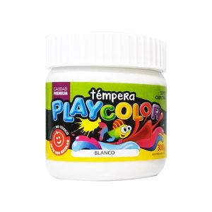 TEMPERA PLAYCOLOR POTE x300grs.BLANCO