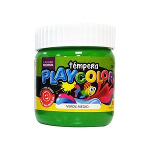 TEMPERA PLAYCOLOR POTE x300grs.VERDE