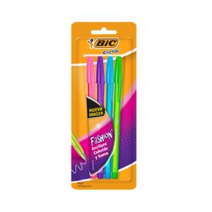 BOLIGRAFO BIC FASHION x 4 SURT.BC