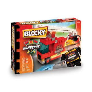 BLOQUE BLOCKY BOMBERO N°1 70 PIEZAS