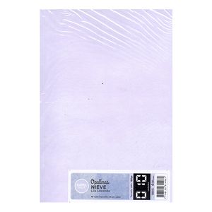 PAPEL TRAMADO NIEVE A4 180grs x 10 LILA LAVANDA