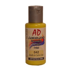 ACRILICO DECORATIVO AD 60ML.042 AMARILLO CADMIO C.