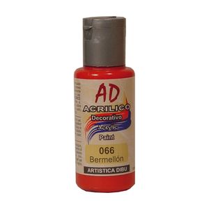 ACRILICO DECORATIVO AD 60ML.066 BERMELLON