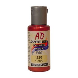 ACRILICO DECORATIVO AD 60ML.220 COBRE