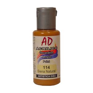ACRILICO DECORATIVO AD 60ML.114 SIENA NATURAL