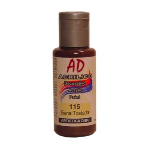 ACRILICO DECORATIVO AD 60ML.115 SIENA TOSTADA