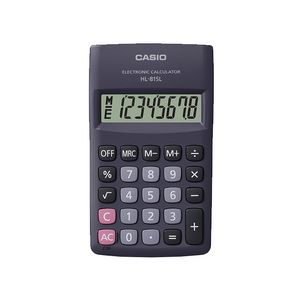 CALCULADORA CASIO PORTATIL NEGRA HL-815 BK