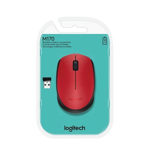 MOUSE LOGITECH INALAMBRICO ROJO M170