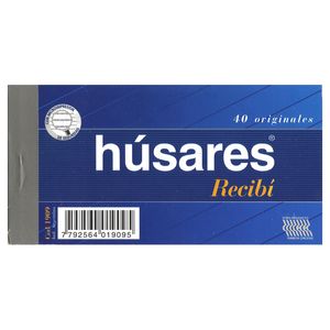 TALONARIO HUSARES RECIBO MIÑON 1909