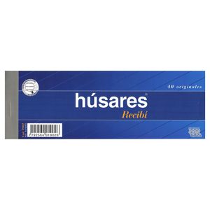 TALONARIO HUSARES RECIBO CHICO 1902