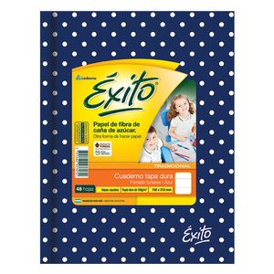 CUAD.T/DURA EXITO E1 LUNARES AZUL x 48 RAY.