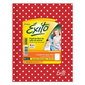 CUAD.T/DURA EXITO E1 LUNARES ROJO x 48 RAY.