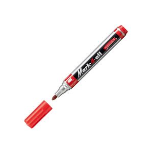 MARCADOR MARK-4 ALL PERMANENTE P/RED.ROJO