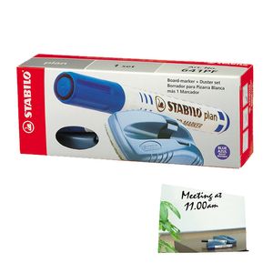 MARCADOR STABILO PLAN 64 P/RED NEGRO + BORRAD