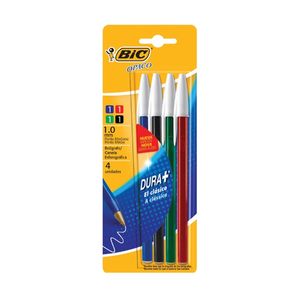 BOLIGRAFO BIC OPACO DURA + 1mm.SURT.x 4