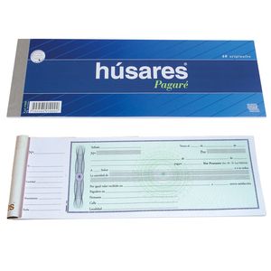 TALONARIO HUSARES PAGARÉ 1900