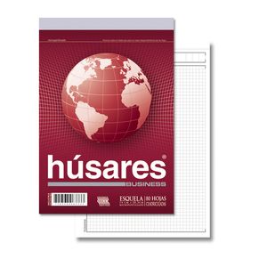 BLOCK HUSARES BUSINESS ESQUELA x80 CUAD.