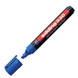 MARCADOR EDDING E330 PERM.DOBLE P/CHAN. AZUL