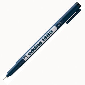 ESTILOGRAFO EDDING 1880 DESCART.0,6mm.NEGRO