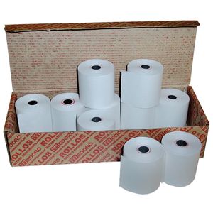 ROLLO MEDORO OBRA 44mm.x 50mt.CAJAx 10 REGISTRADORA