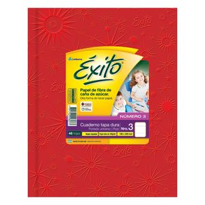 CUAD.T/DURA EXITO E3 UNIVERSO 19x23,5 ROJO x 48 RAY.