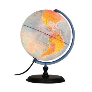 GLOBO TERRAQUEO B/MADERA 25CM.C/LUZ 259LW