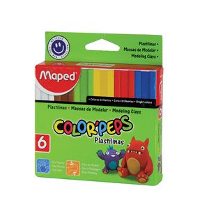 PLASTILINA MAPED COLOR PEPS x 6 SURT.
