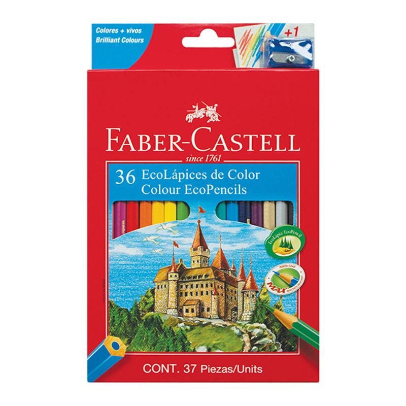 LAPICES FABER CASTELL X36 COLORES