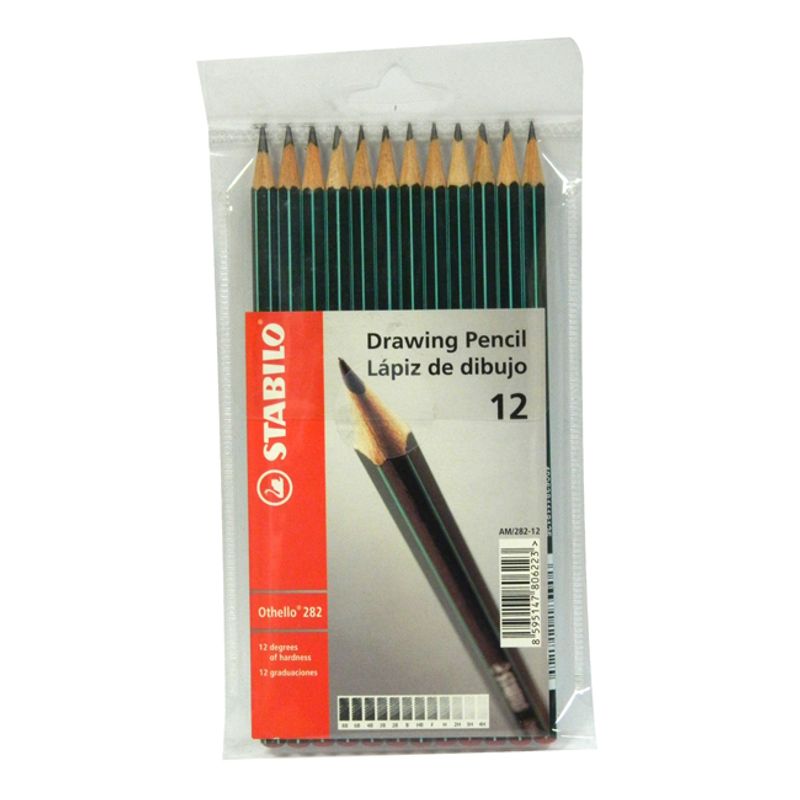 Lapices de Dibujo Grafito Othello x 12