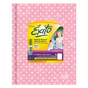CUAD.T/DURA EXITO E3 UNIVERSO 19x23,5  LUNARES ROSA x 48 RAY.