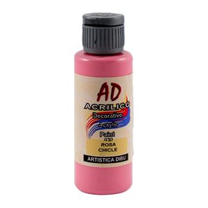 ACRILICO DECORATIVO AD 60ML.030 ROSA CHICLE