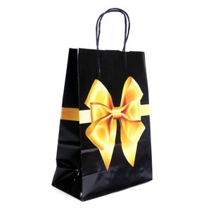 BOLSA DE PAPEL GOLD STAR C/MANIJA 22x10x30