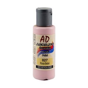 ACRILICO DECORATIVO AD 60ML.027 ROSA BEBE
