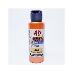 ACRILICO DECORATIVO AD 60ML.232 NARANJA PERLADO