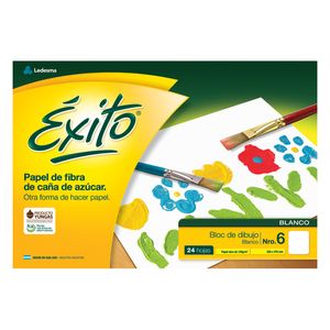 BLOCK EXITO DIBUJO N.6 BLANCO x 24 H.