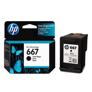 CARTUCHO HP 667 NEGRO 2ml.