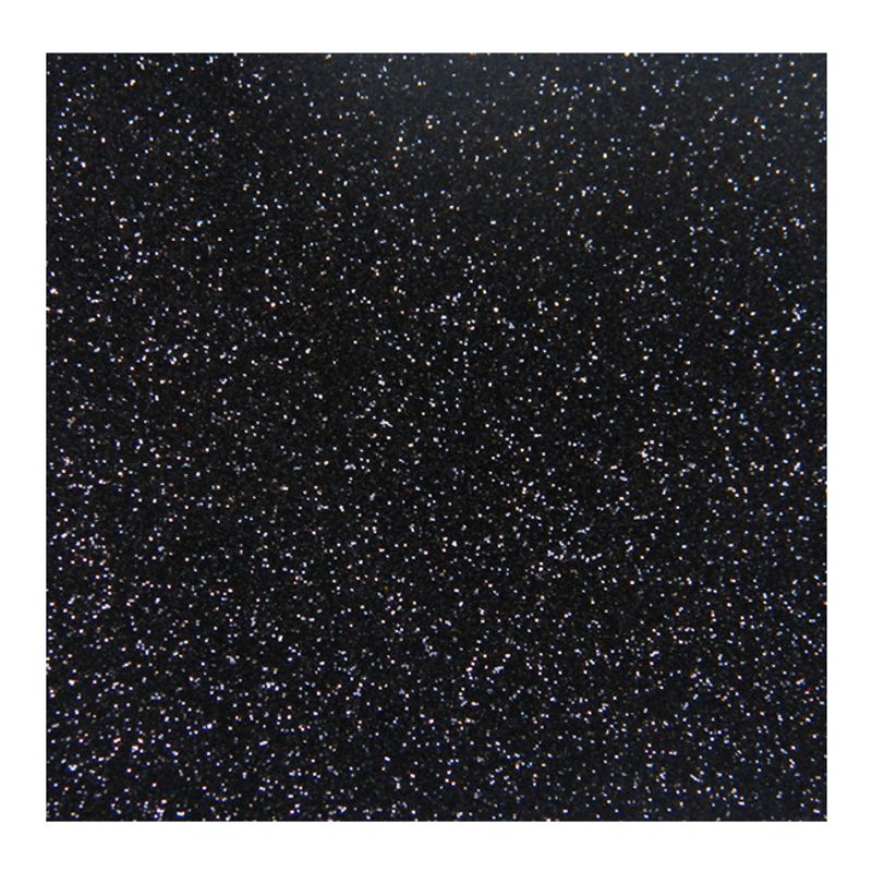 Goma Eva Glitter negra, 40 x 60cm. pack de 10 unidades