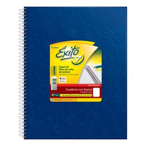 CUADERNO EXITO E7 COLEGIAL C/ESP. 21,7 FORRADO AZUL x 60 RAY.