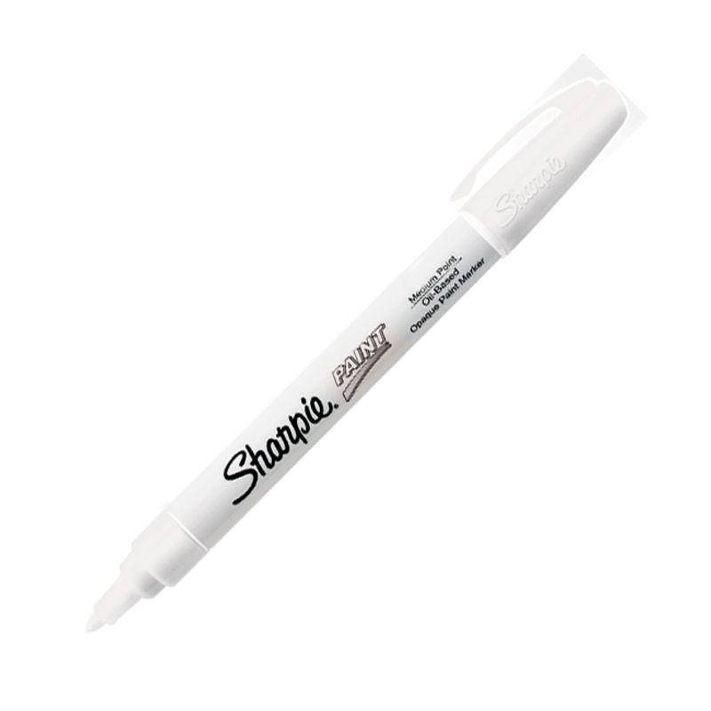 MARCADOR SHARPIE PERMANENTE PAINT MEDIO BLANCO - Tomy