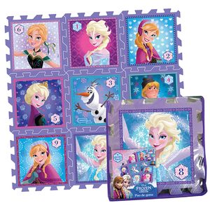 PISO DE GOMA EVA FROZEN CON RAYUELA